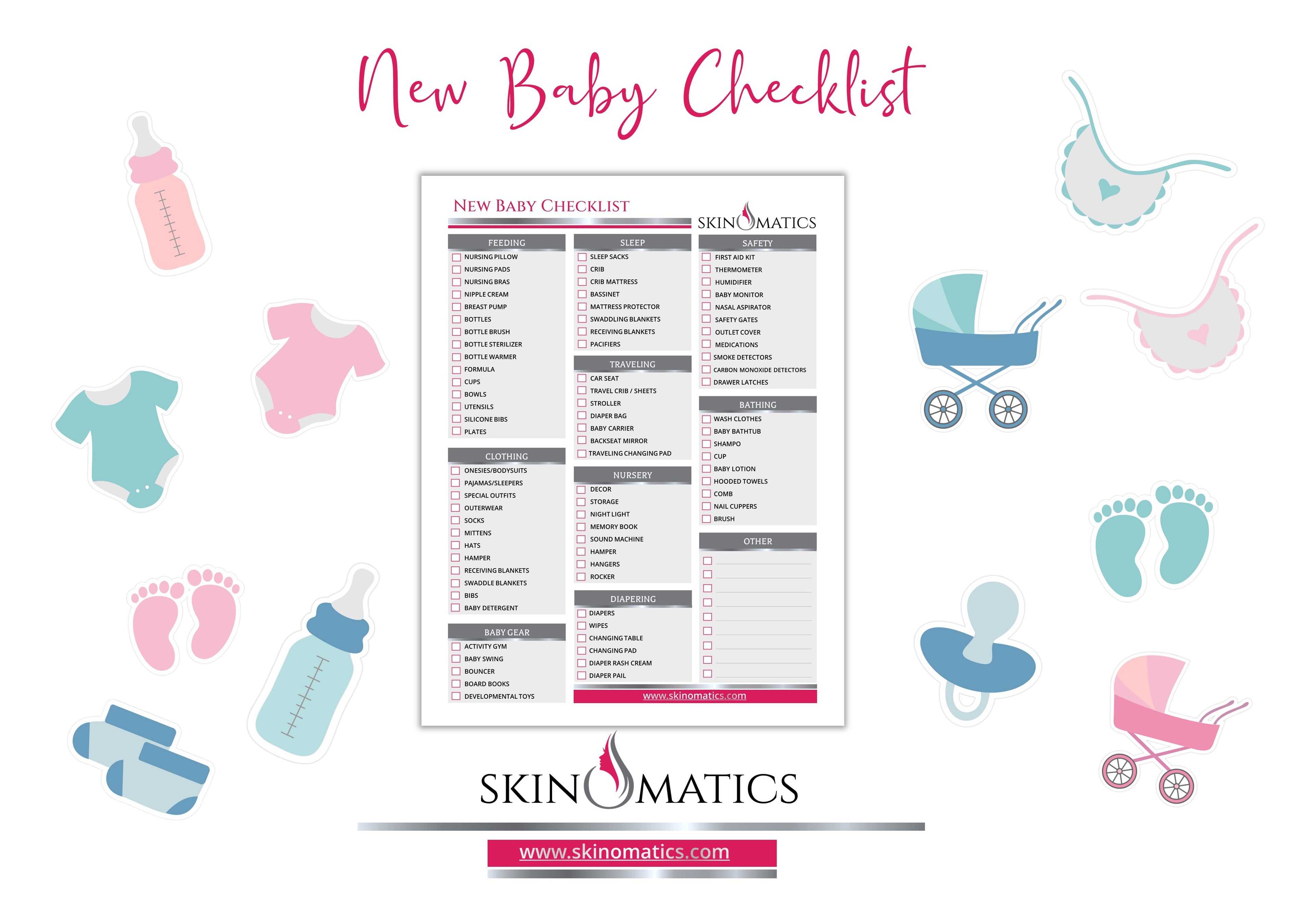 Checklist: Changing Supplies For A Newborn