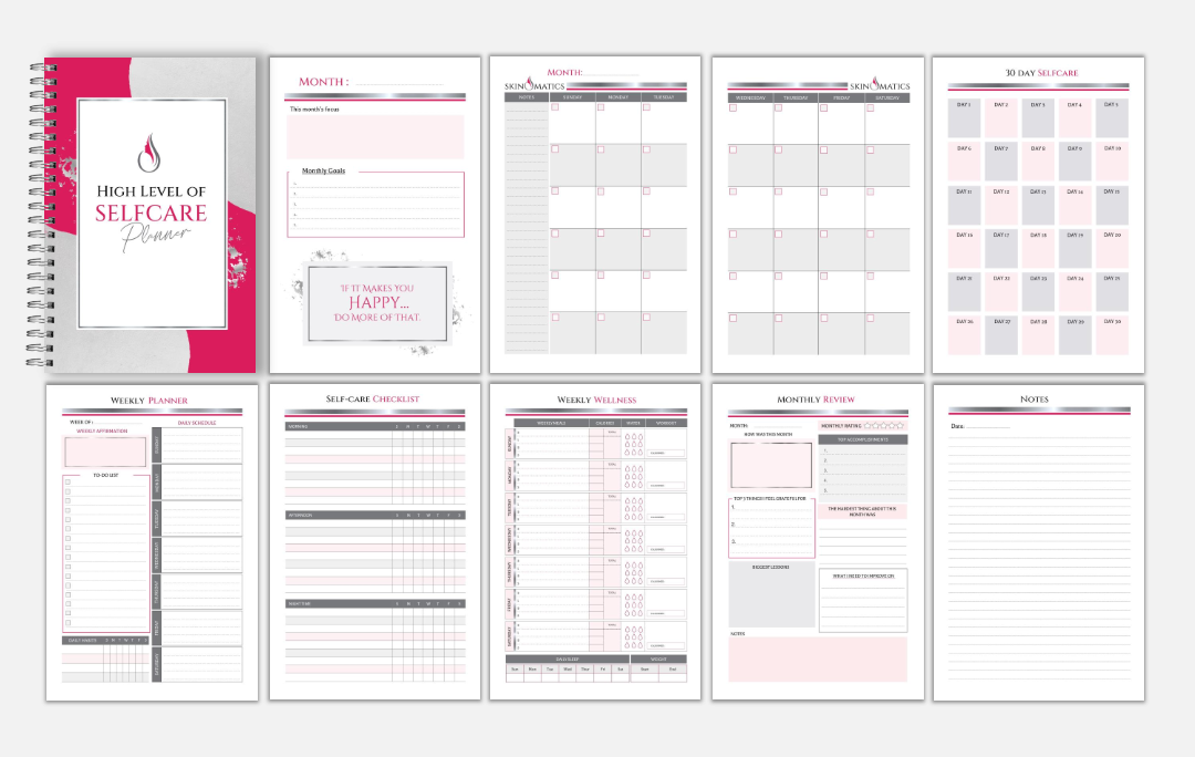 Self Care Planner